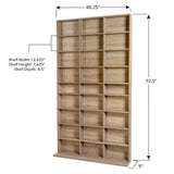 Elite 72.5'' H Media Shelves - Fully Assembled, Scratch and Dent