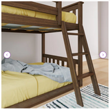 *SPECIAL* - Fairgrove Twin Over Twin Solid Wood Bunk Bed by Lark Manor™ - Twin Size