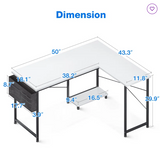 Special, L-Shape Desk,  (1 Box, Assembly Required)