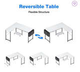 Special, L-Shape Desk,  (1 Box, Assembly Required)