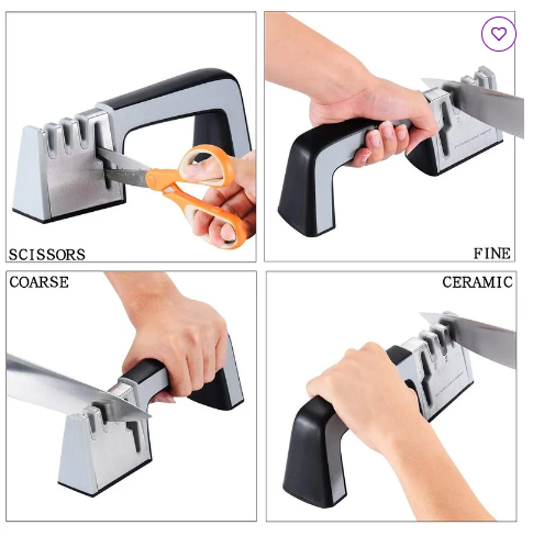 4 Stages Manual Knife Sharpener