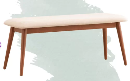 Gallman Polyester Blend Upholstered Bench