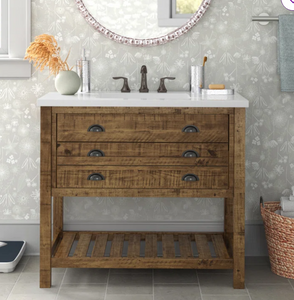 Grigg 37`` Bathroom Vanity, cultured marble