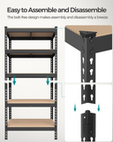 SPECIAL, 5-Tier Garage Storage Shelf, 5 ft, unassembled