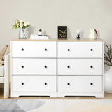 Multi-Use, 6 - Drawer Dresser, fully assembled, slight scratch & dent, bottom right