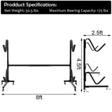 Heavy Duty Freestanding Kayak Rack Dual Storage Rack