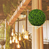 2 Piece Set, 15.7" Artificial Boxwood Topiary Balls UV Protected Indoor Outdoor