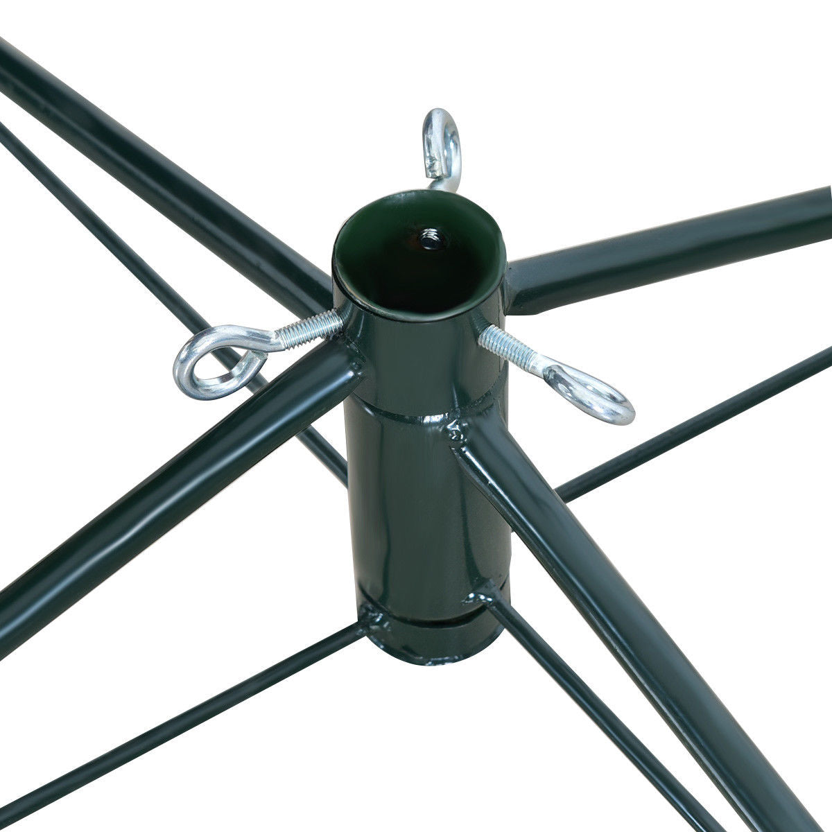 7.5 ft Artificial Christmas Tree with LED Lights and Pine Cones (1 Box)