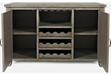 60`` Wide, Distressed Driftwood Buffet Server and Wine Bar