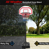 SPECIAL - Height Adjustable Basketball Hoop with 2 Nets and Fillable Base