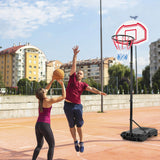 SPECIAL - Height Adjustable Basketball Hoop with 2 Nets and Fillable Base