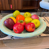 Rustic wooden dough bowl