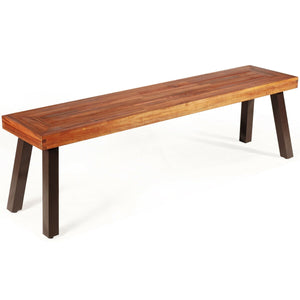 Entryway Bench Seat with Steel Legs (Fully Assembled)