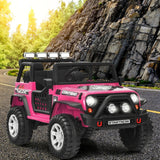 12V Kids Remote Control Electric  Ride On Truck Car with Lights and Music-Pink