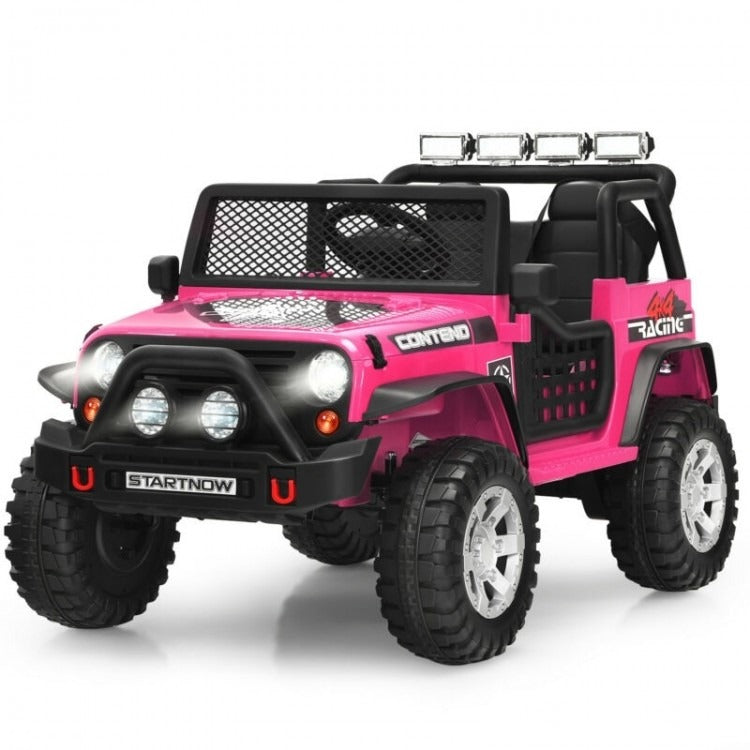 12V Kids Remote Control Electric  Ride On Truck Car with Lights and Music *UNASSEMBLED/IN BOX*
