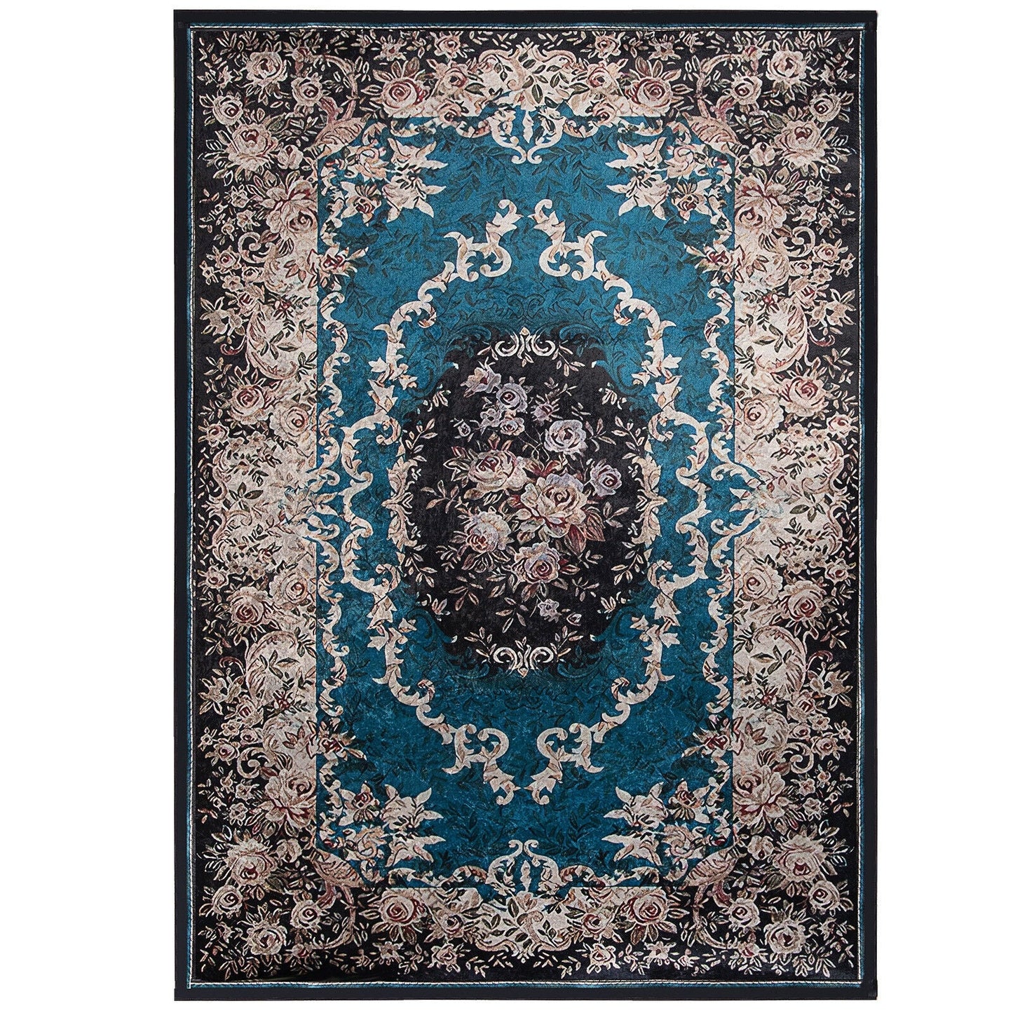 Area Rug with Non-Shedding Surface and Anti-slip Bottom-7'7" x 5'4"