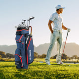 Lightweight and Large Capacity Golf Stand Bag-Navy