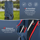 Lightweight and Large Capacity Golf Stand Bag-Navy