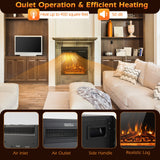 Special, 8 Inch Electric Fireplace Insert with 7-Level Adjustable Flame Brightness