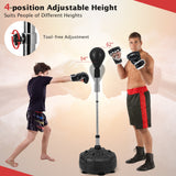 Freestanding Reflex Punching Bag for Adults