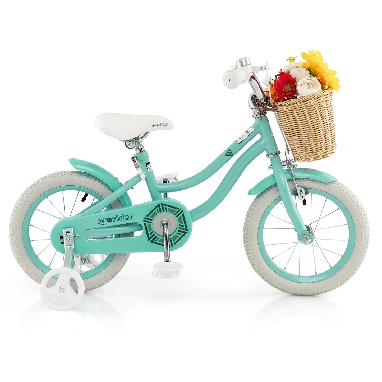 14-Inch Kids Bike with Training Wheels, Special, missing basket, slight marks from shipping, new