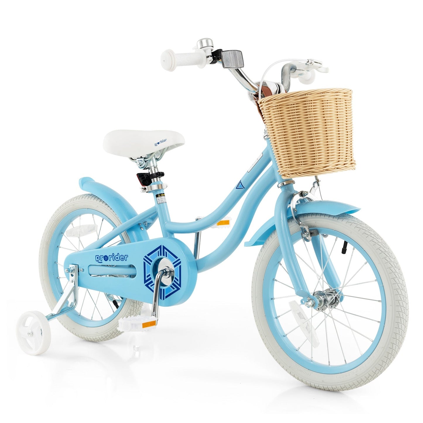 16-Inch Kids Bike with Training Wheels and Adjustable Handlebar Seat-Blue (Copy)