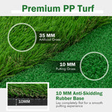 SPECIAL, 10 ft Golf Putting Green with Realistic Artificial Grass Turf-missing 1 flag but has 3 cups