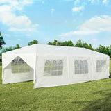 10' X 30' Outdoor Canopy Tent With Side Walls OP3936WH