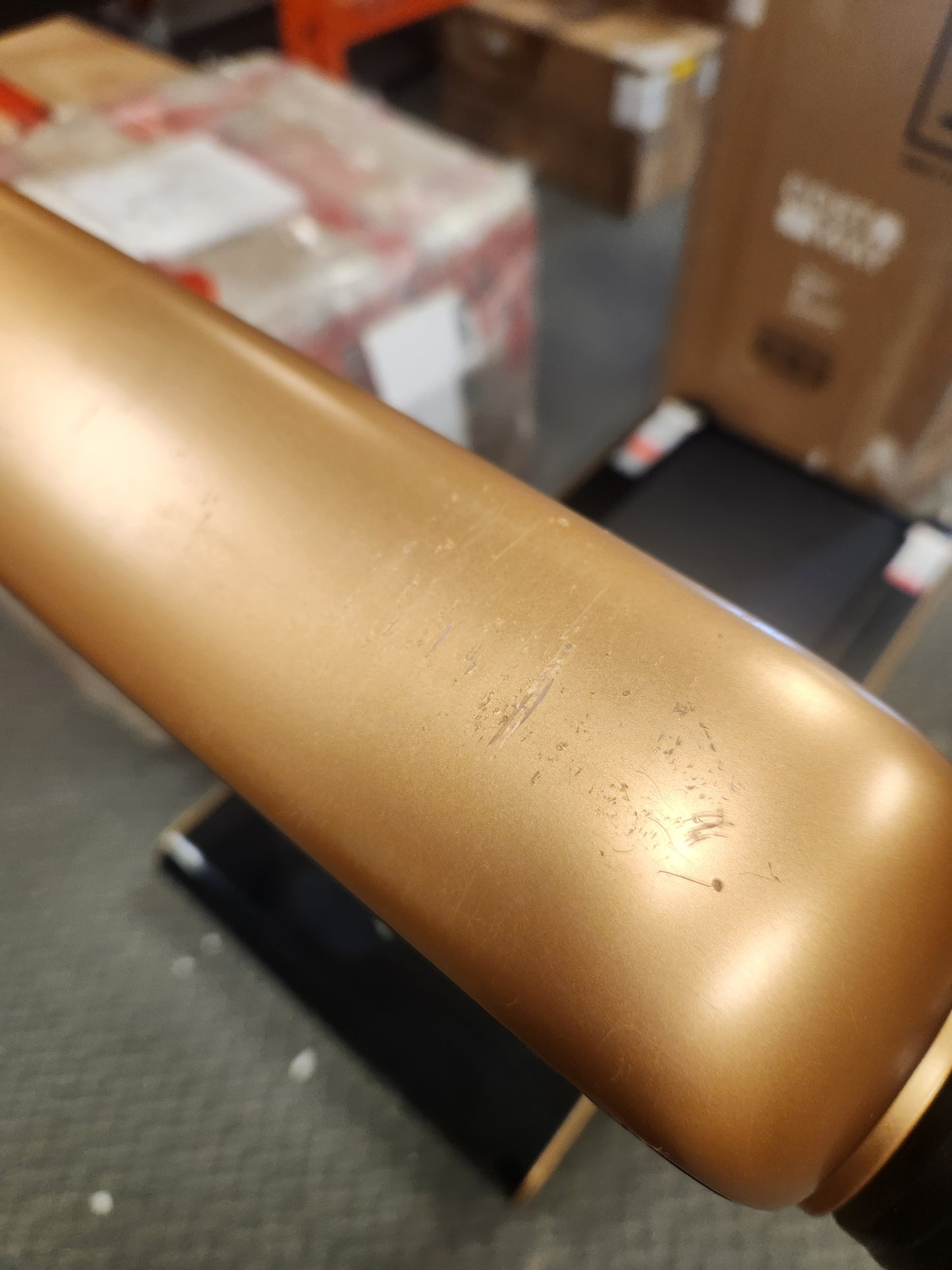 SPECIAL - 2.25HP Folding Treadmill with Remote Control-Gold (Customer Return)