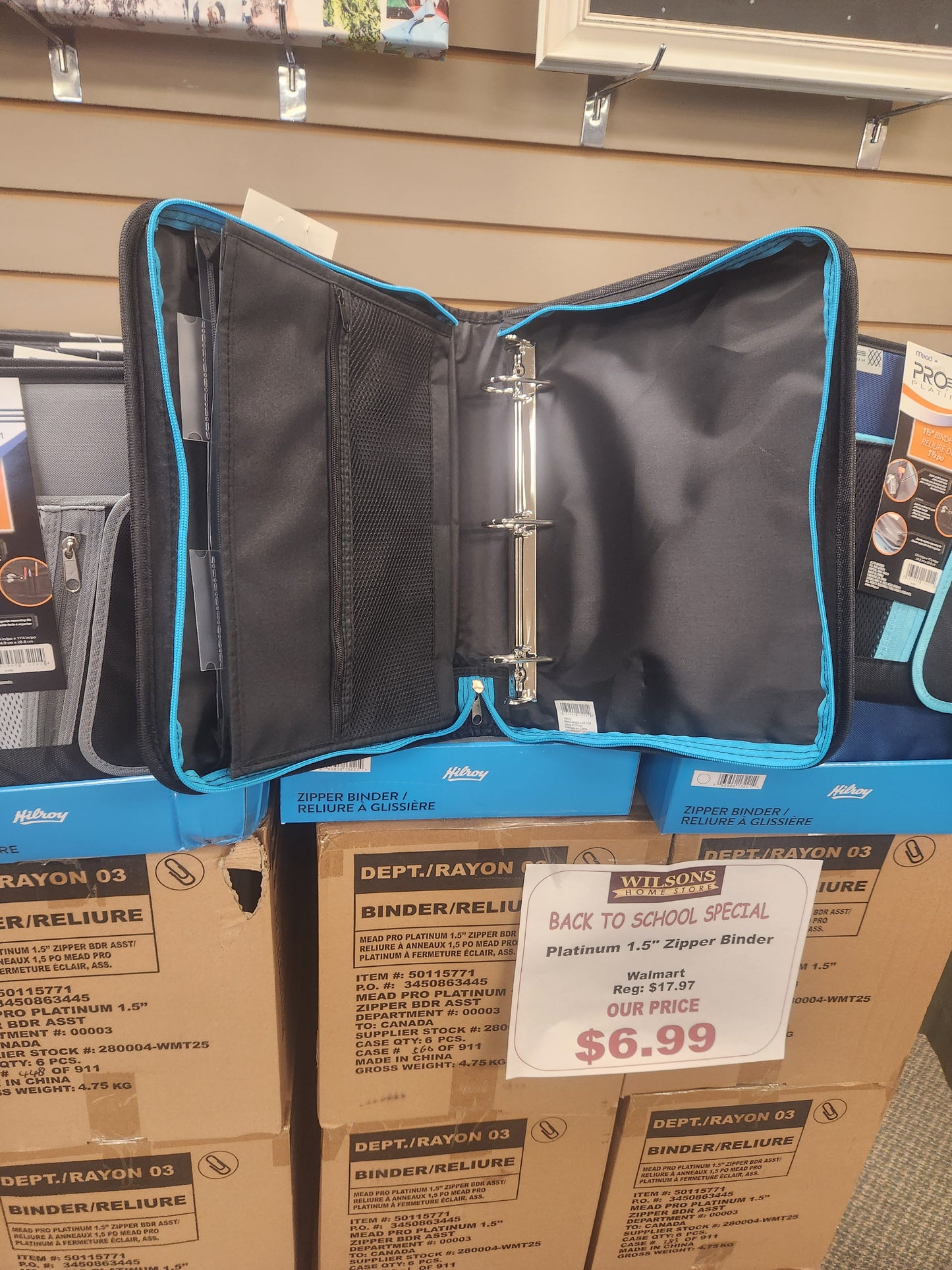 Platinum 1.5" Zipper Binder