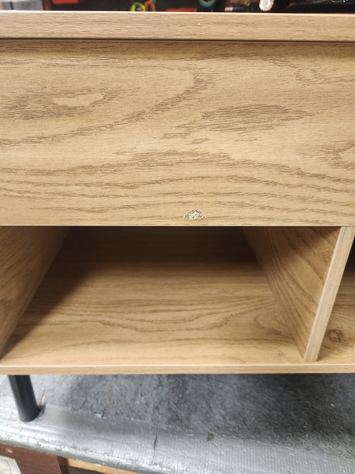 Living Room Central Table with Lifting Tabletop and Metal Legs - [Scratch and Dent] (Fully Assembled)