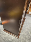 Bathroom Wall Cabinet with Single Mirror Door-Brown (Scratch and Dent)