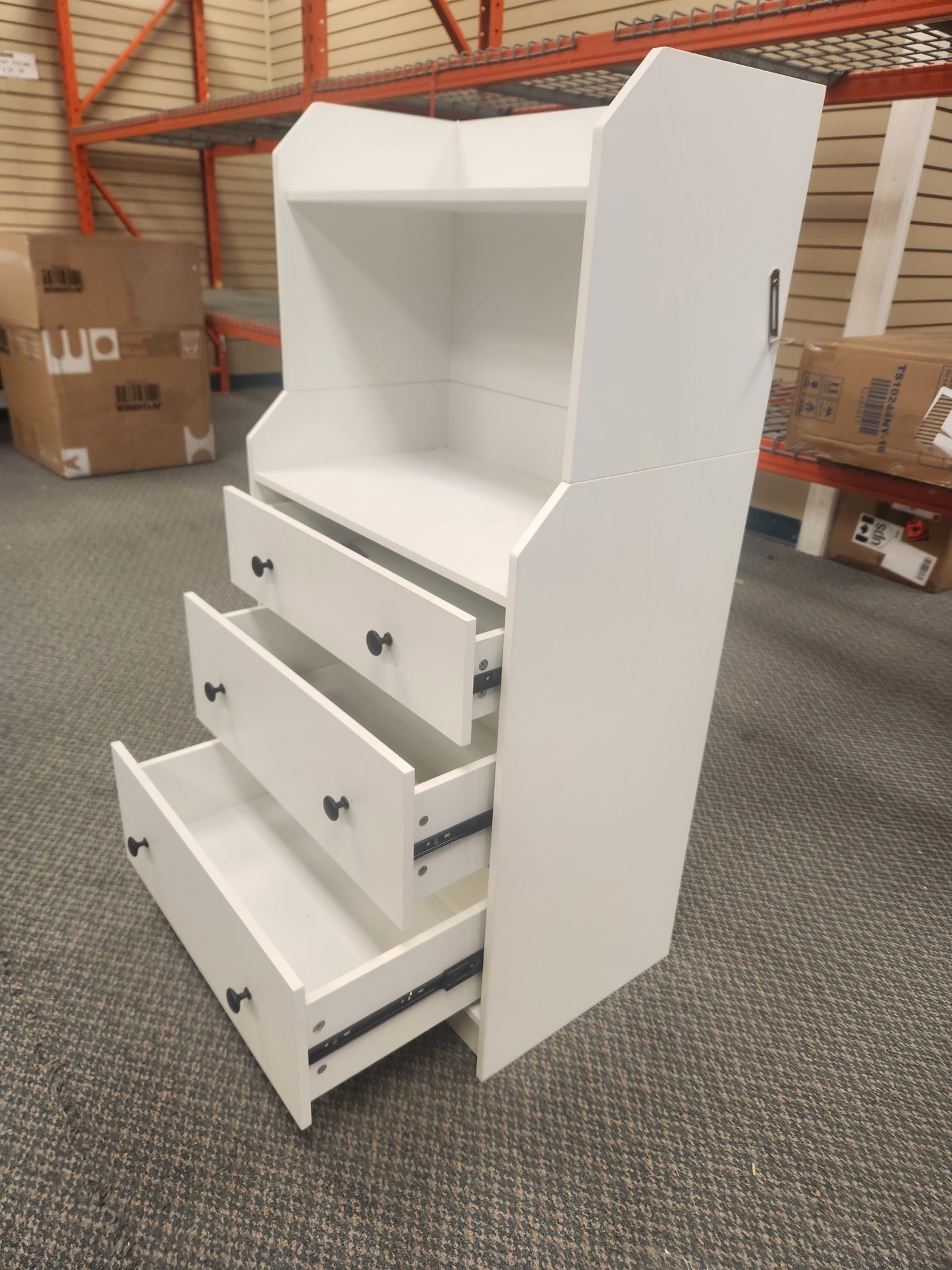 3 Drawer Storage Cabinet (Fully Assembled) - See Description