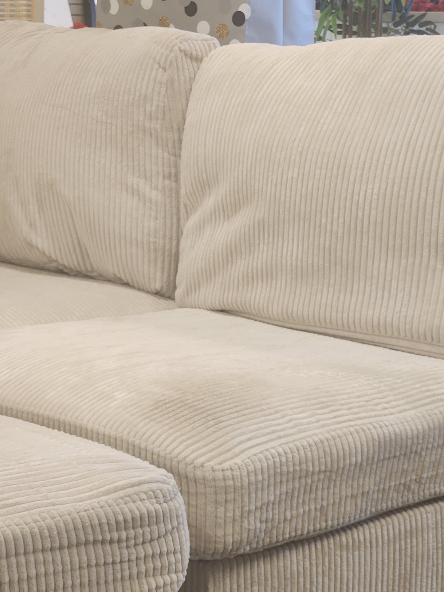 5 - Piece Corduroy Sectional - (Slightly Marked)