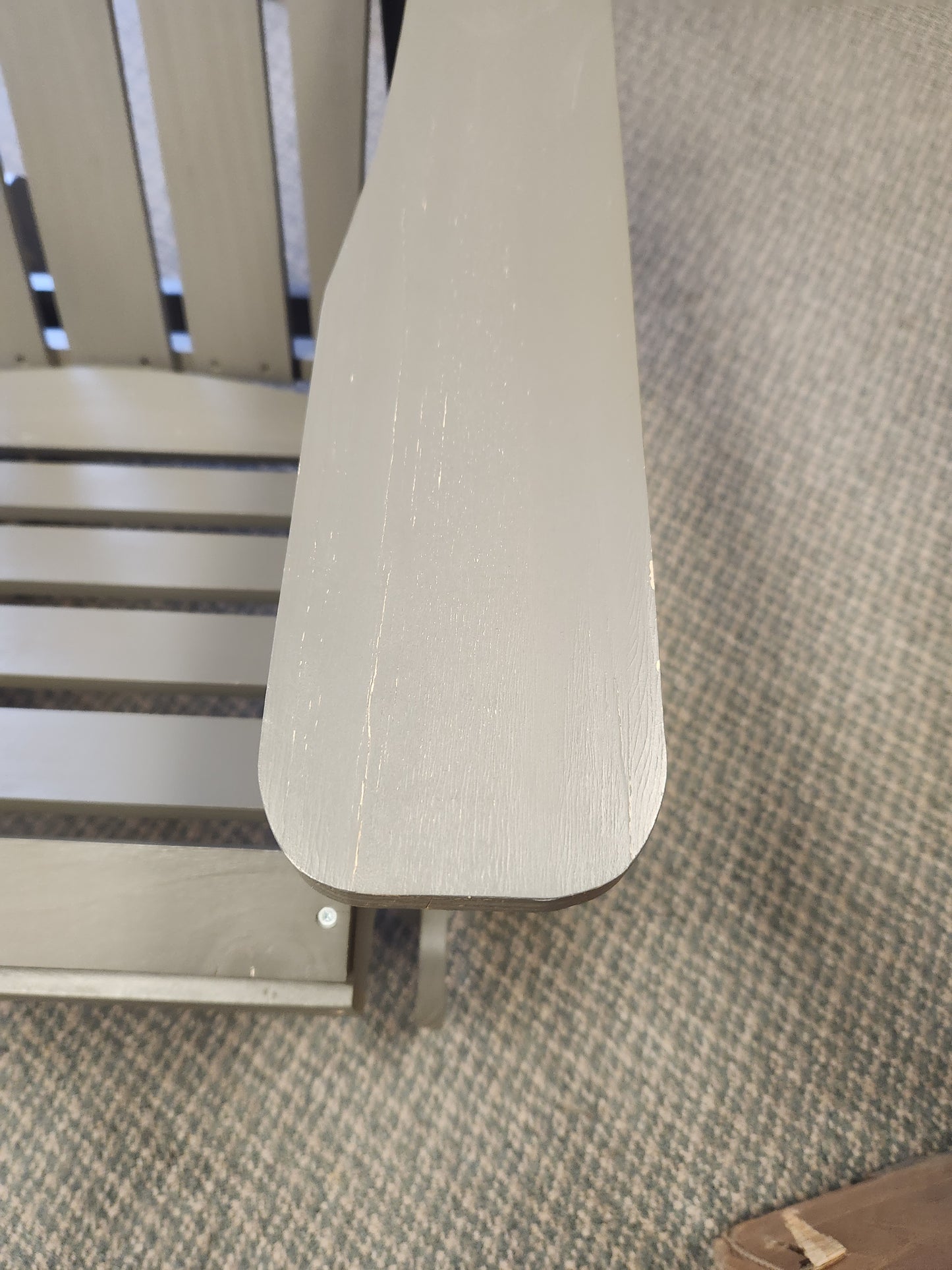Wood Rocking Adirondack Chair (Customer Return - Some Scratchs/Marks)