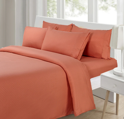 St.Clair Luxe Collection 6 Piece Sheet Set - QUEEN - RUST