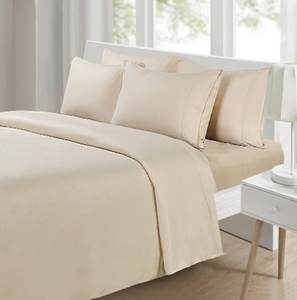 St.Clair Luxe Collection 6 Piece Sheet Set - DOUBLE - TAN