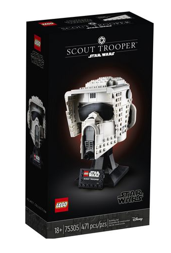 LEGO Star Wars Scout Trooper Helmet 75305 Collectible Building Kit