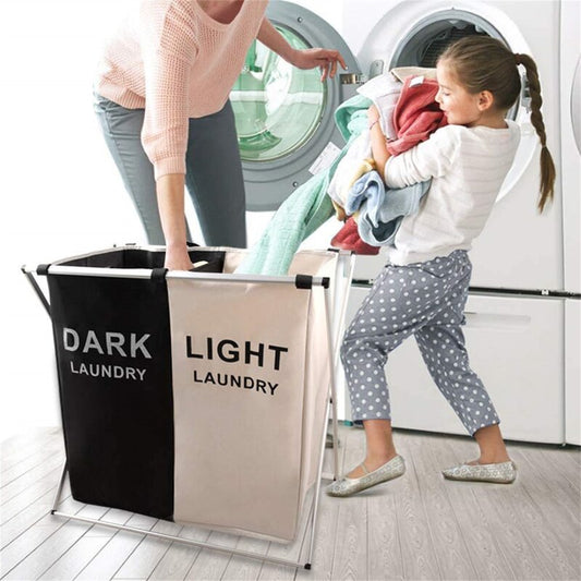 125L Laundry Basket 2 section hamper *SALE*