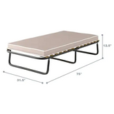 Memory Foam Folding Bed, up to 200lbs