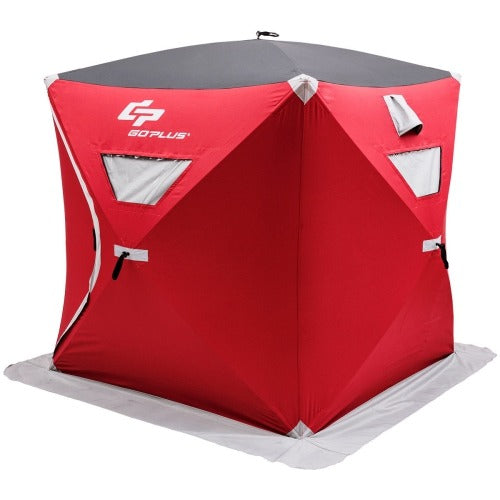 Portable 2-person Pop-up Ice Shelter Fishing Tent Shanty, reg $390.99