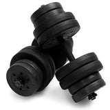 66 LB Dumbbell Weight Set Fitness 16 Adjustable Plates Gym/Home Body