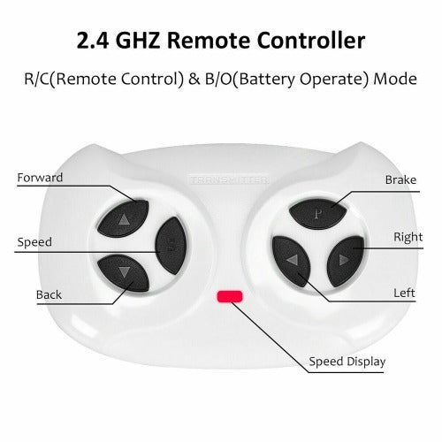 12V Kids Ride On Truck w/Bluetooth Remote Control/MP3 Music/LED Lights