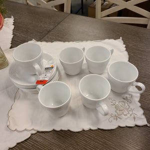 Strawberry Street 6 pc Cup and Saucer set