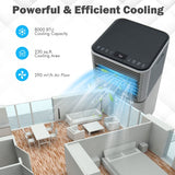8000 BTU Portable Air Conditioner 3-in-1 Air Cooler w/Dehumidifier & Fan Mode