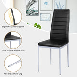 PVC Elegant Design Leather Dining Side Chair