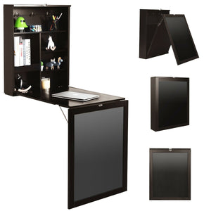 Convertible Wall Mounted Table with A Chalkboard, Scratch & Dent, assembled
