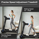 Extra 50% OFF, Superfit 3 HP Folding Electric Treadmill with app,