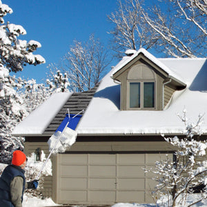 20 Feet Lightweight Roof Rake Snow Removal Tool