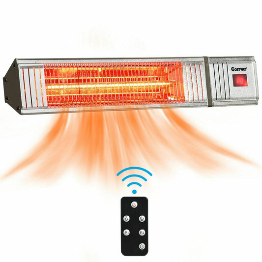 1500W Infrared  Heater with Remote Control and24H Timer for Indoor Outdoor (1 Box)